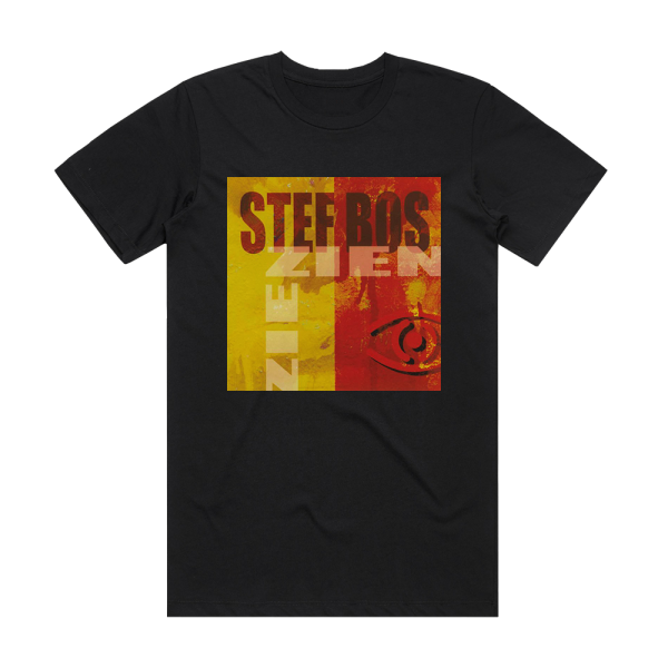 Stef Bos Zien Album Cover T-Shirt Black