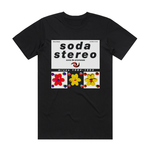 Soda Stereo Zona De Promesas Mixes 1984 1993 Album Cover T-Shirt Black