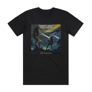 Steelwing Zone Of Alienation Album Cover T-Shirt Black