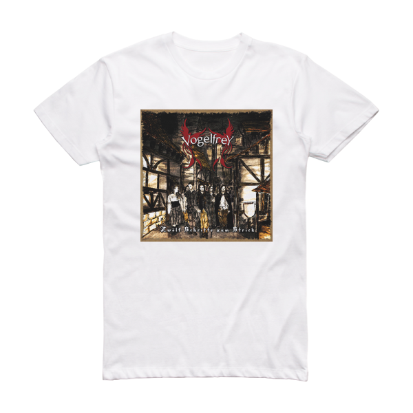 Vogelfrey Zwlf Schritte Zum Strick Album Cover T-Shirt White