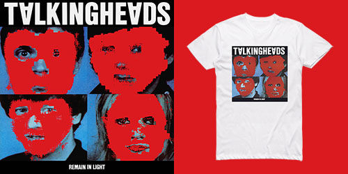 Talking Heads Remain In Light Album Cover T-Shirt