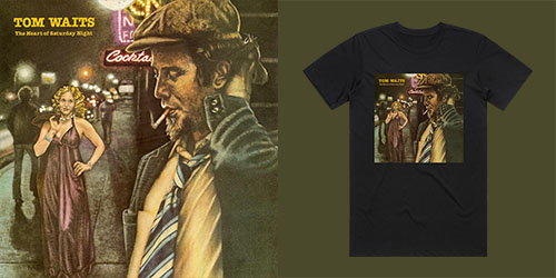 Tom Waits Album Cover T-Shirts